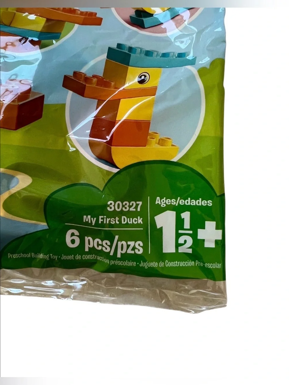 New Sealed LEGO Polybag 6 piece Set My First Duck Duplo 30327